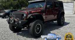 Jeep Wrangler Unlimited X, Flame Red, 2008